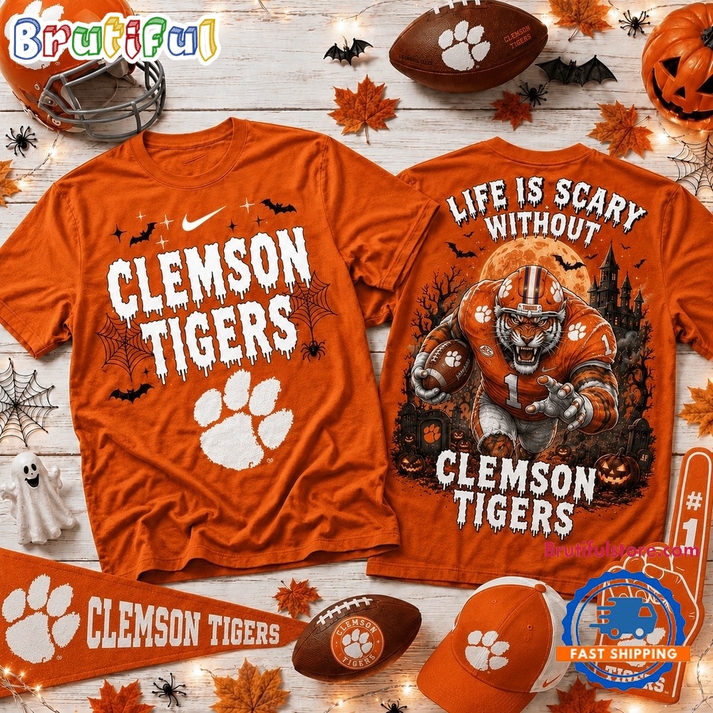 Clemson Tigers 2026 Ncaa Halloween 3d Shirt