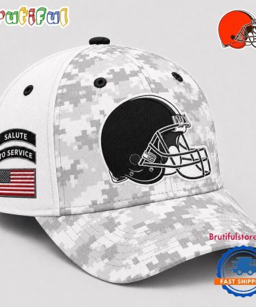 Cleveland Browns 2026 Nfl Salute To Service Digital Camo Baseball Cap