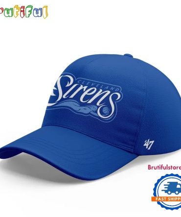 Cleveland Sirens 2028 Wnba Primary Logo Blue Cap