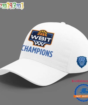 Columbia Lions Women'S Basketball 2026 Wbit Champions White Cap