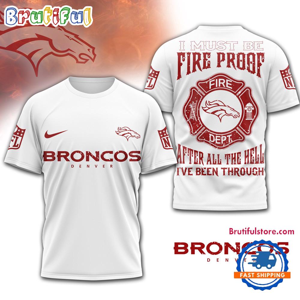 Denver Broncos Nfl Built By Fire Game Day Limited Edition 3D Shirt