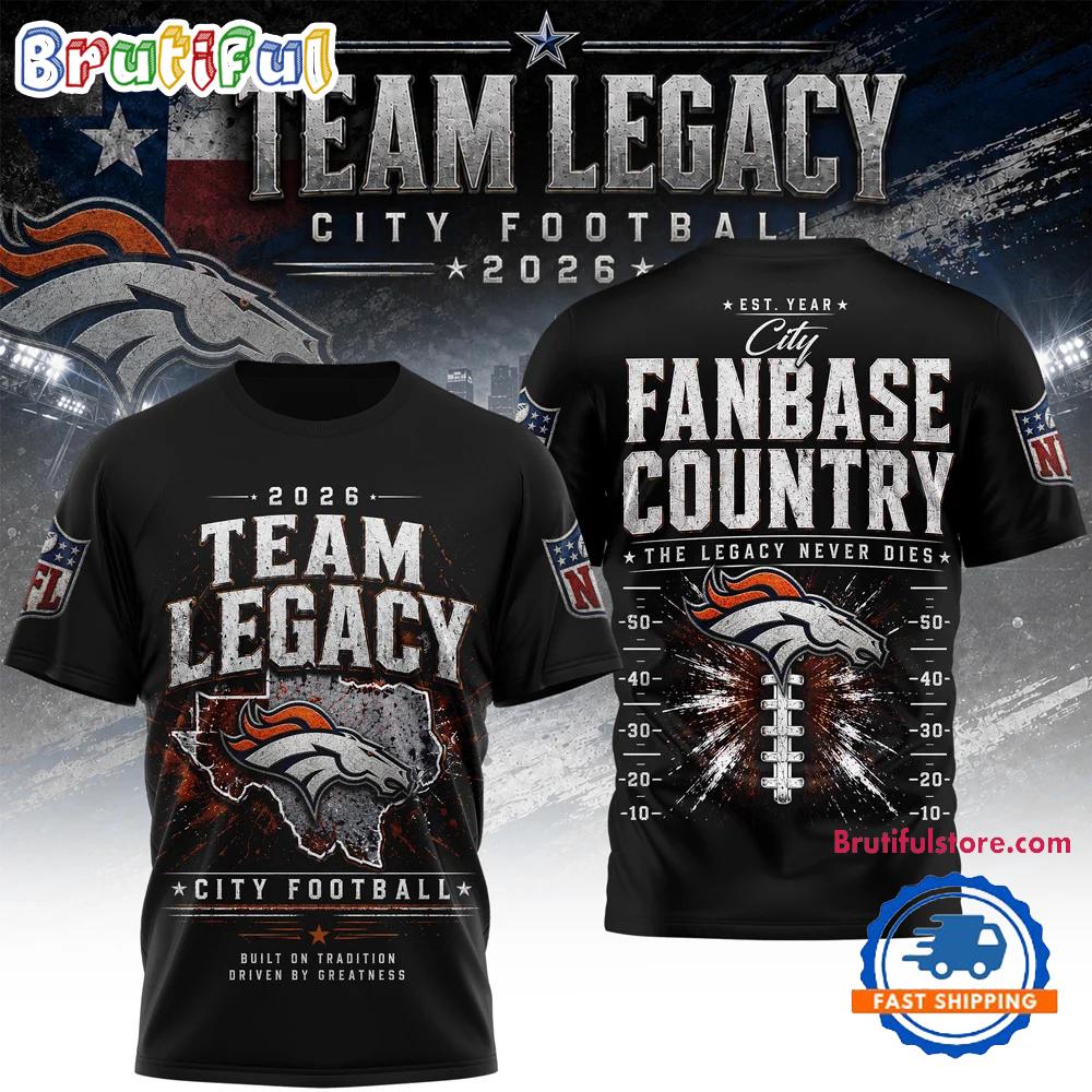 Denver Broncos Nfl Gridiron Dynasty Limited Edition 3D Shirt