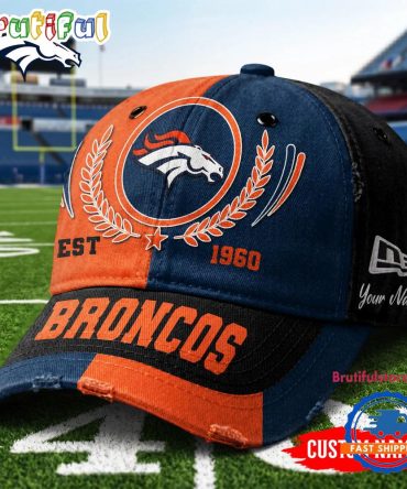 Denver Broncos Nfl Split Color New Era Classic Cap