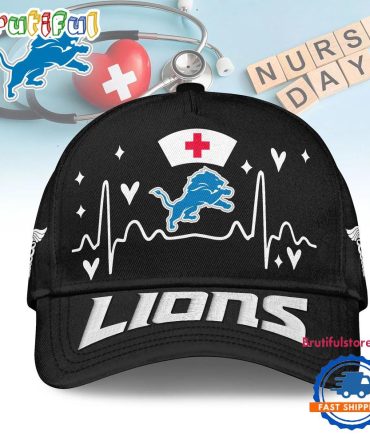Detroit Lions 2026 Nfl Nurse Vibes Classic Cap