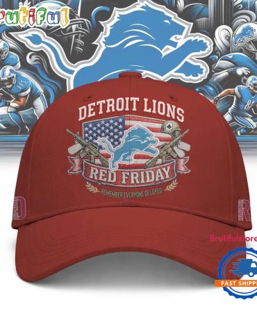 Detroit Lions 2026 Nfl Red Friday Classic Cap