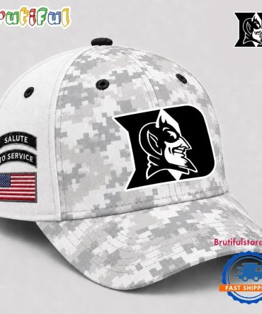 Duke Blue Devils 2026 Ncaa Veterans Salute To Service Camo Classic Cap