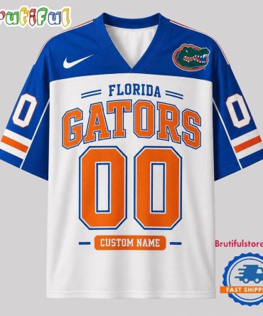 Florida Gators Ncaa College Team Pride Personalized Football Jersey