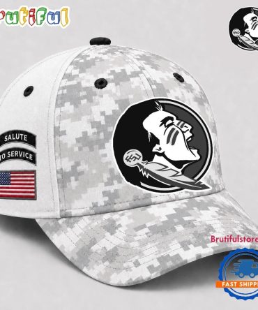 Florida State Seminoles 2026 Ncaa Veterans Salute To Service Camo Classic Cap