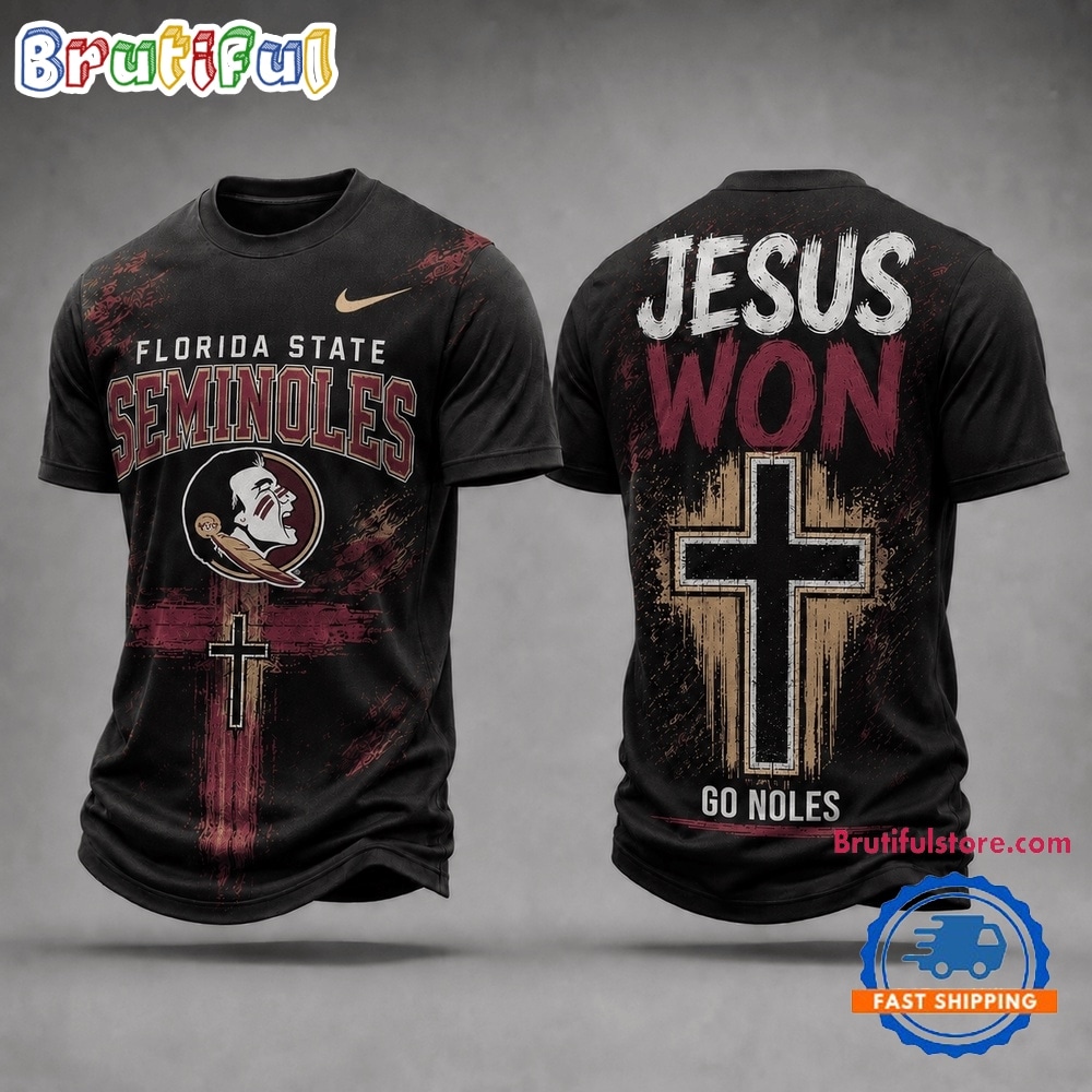 Florida State Seminoles Ncaa Jesus Won 3d Shirt
