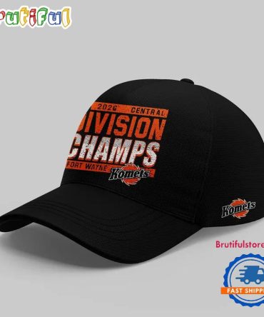Fort Wayne Komets Division Champions 2026 Black Cap