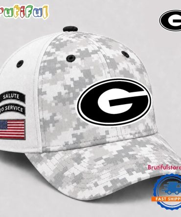 Georgia Bulldogs 2026 Ncaa Veterans Salute To Service Camo Classic Cap