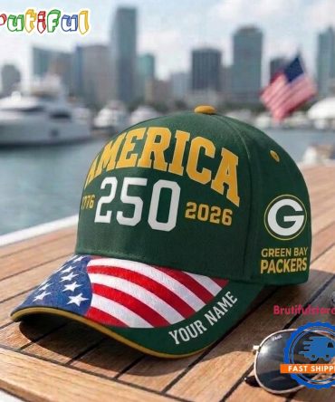 Green Bay Packers 250Th Anniversary Of America Classic Cap