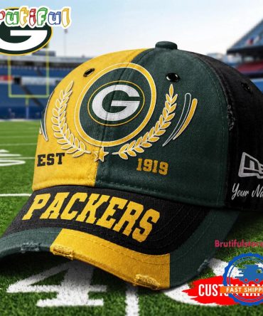 Green Bay Packers Nfl Split Color New Era Classic Cap