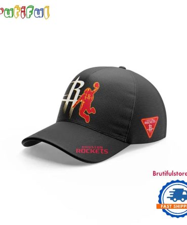 Houston Rockets Nba 2026 New Logo Black Classic Cap