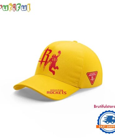 Houston Rockets Nba 2026 New Logo Yellow Classic Cap