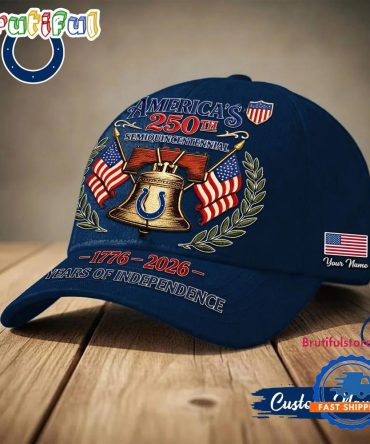 Indianapolis Colts Nfl 1776-2026 Years Of Independence Classic Cap