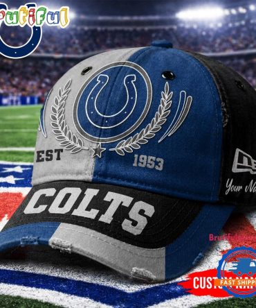 Indianapolis Colts Nfl Split Color New Era Classic Cap