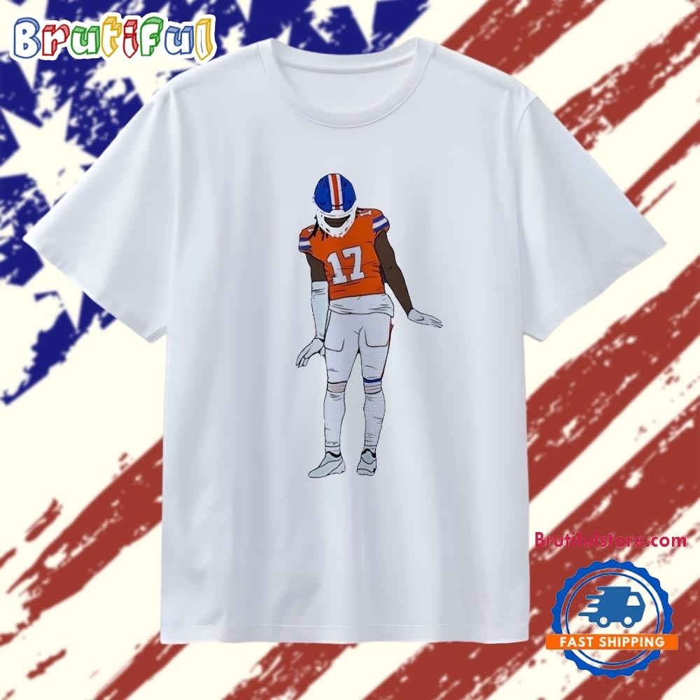 Jaylen Waddle Denver Broncos Number 17 Player Nfl T Shirt