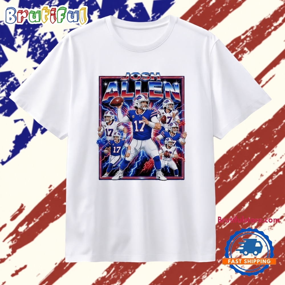 Josh Allen Buffalo Bills 17 Galactic Storm 2026 T Shirt