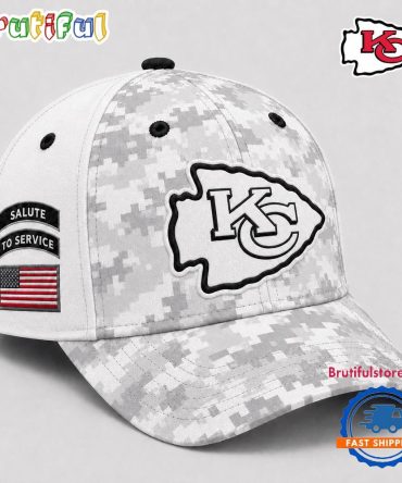 Kansas City Chiefs 2026 Nfl Salute To Service Digital Camo Baseball Cap