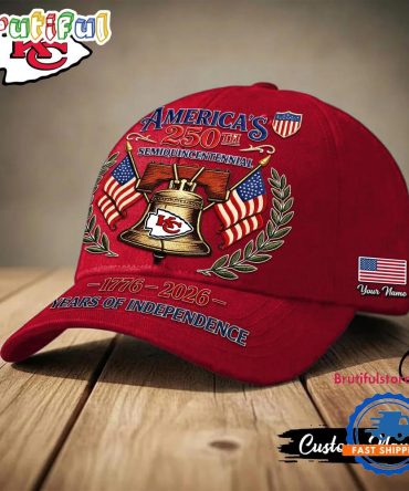 Kansas City Chiefs Nfl 1776-2026 Years Of Independence Classic Cap