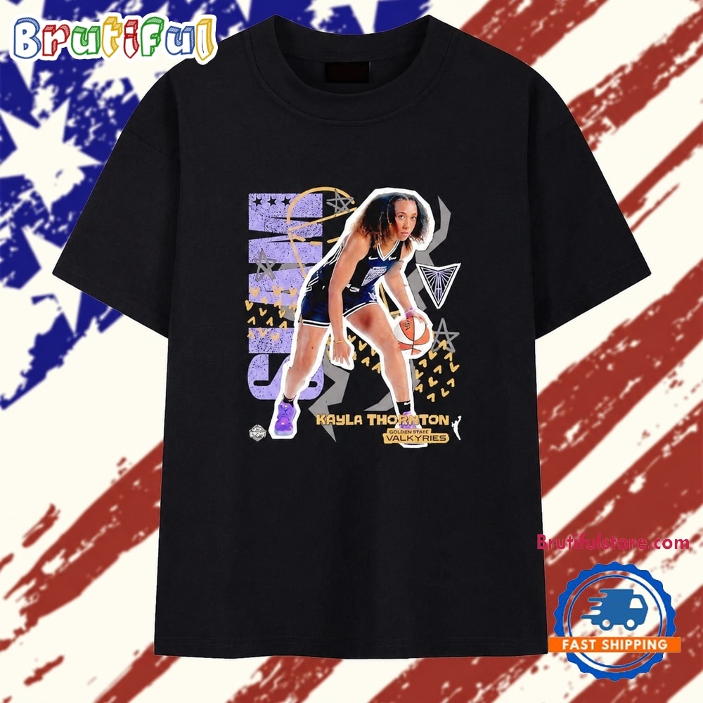 Kayla Thornton Golden State Valkyries Collage T Shirt