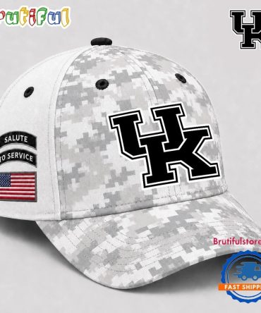Kentucky Wildcats 2026 Ncaa Veterans Salute To Service Camo Classic Cap