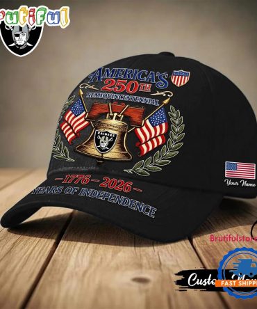 Las Vegas Raiders Nfl 1776-2026 Years Of Independence Classic Cap