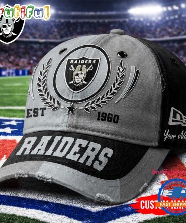 Las Vegas Raiders Nfl Split Color New Era Classic Cap