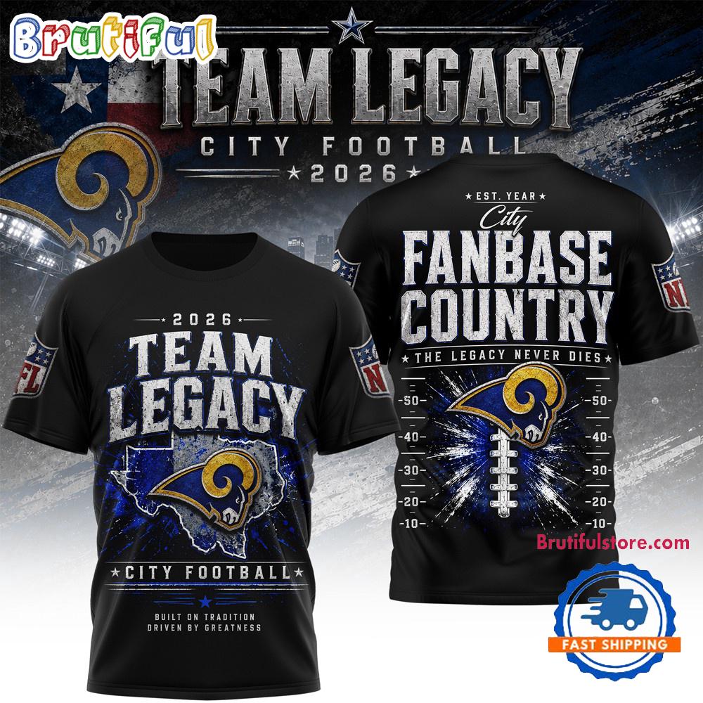 Los Angeles Rams Nfl Gridiron Dynasty Limited Edition 3D Shirt