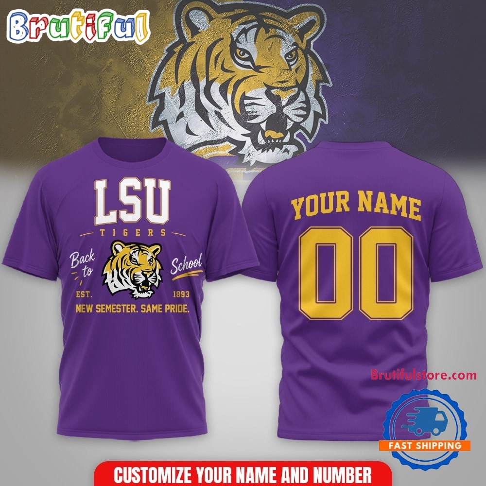 Lsu Tigers Ncaa Campus Pride Back To School 2026 Personalized 3D Shirt
