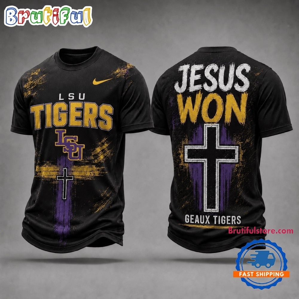 Lsu Tigers Ncaa Jesus Won 3d Shirt