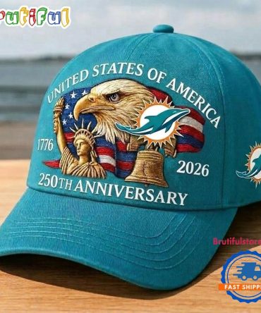 Miami Dolphins 250Th Anniversary Of America Classic Cap