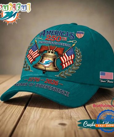 Miami Dolphins Nfl 1776-2026 Years Of Independence Classic Cap