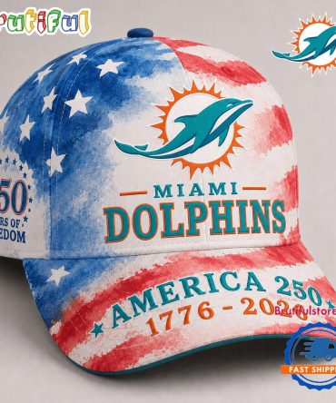 Miami Dolphins Nfl America 250 Years Of Freedom Classic Cap