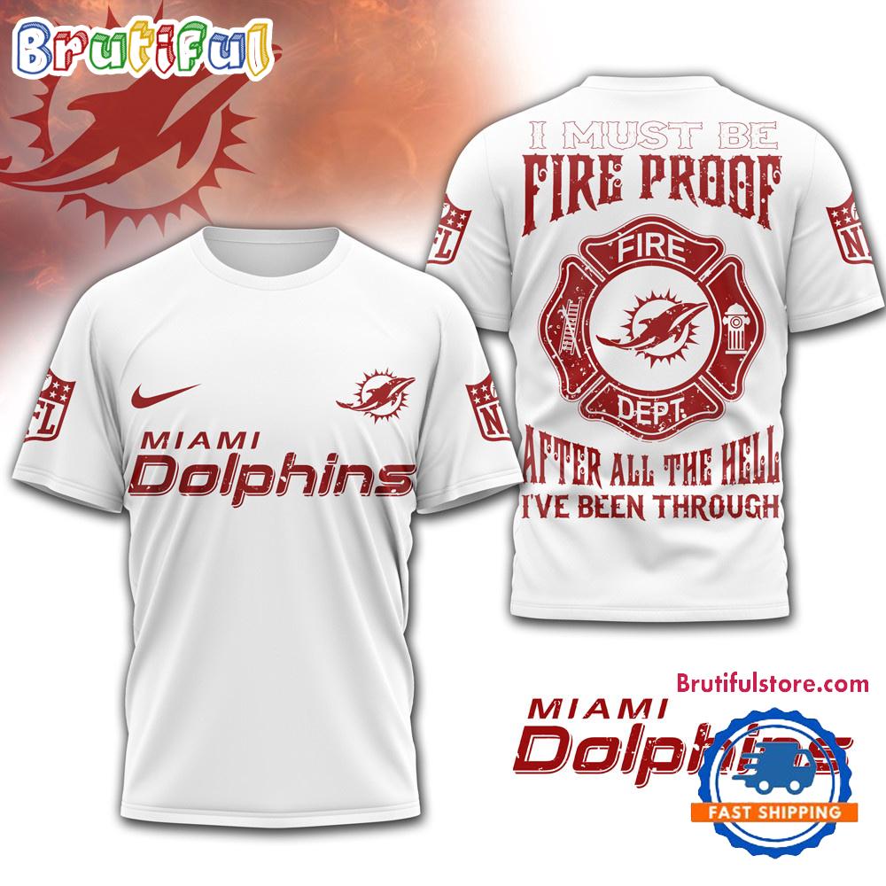 Miami Dolphins Nfl Built By Fire Game Day Limited Edition 3D Shirt