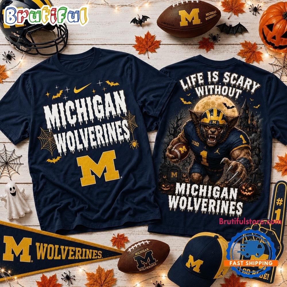 Michigan Wolverines 2026 Ncaa Halloween 3d Shirt
