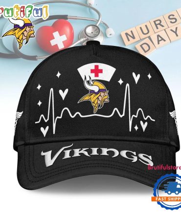 Minnesota Vikings 2026 Nfl Nurse Vibes Classic Cap