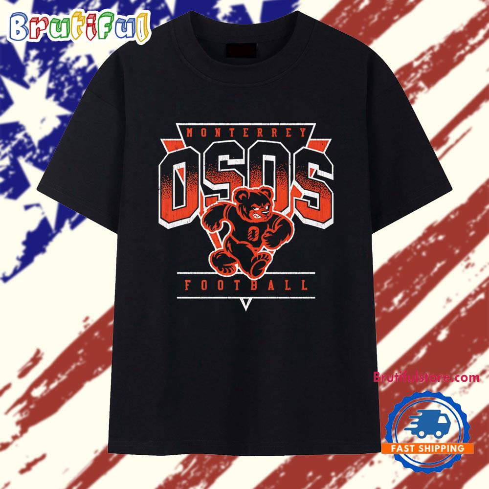 Monterrey Osos Football Distressed Logo T Shirt