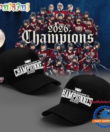 Montreal Victoire 2026 Pwhl Walter Cup Champions Black Cap