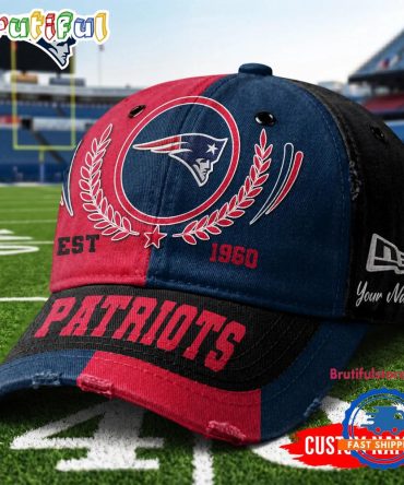 New England Patriots Nfl Split Color New Era Classic Cap