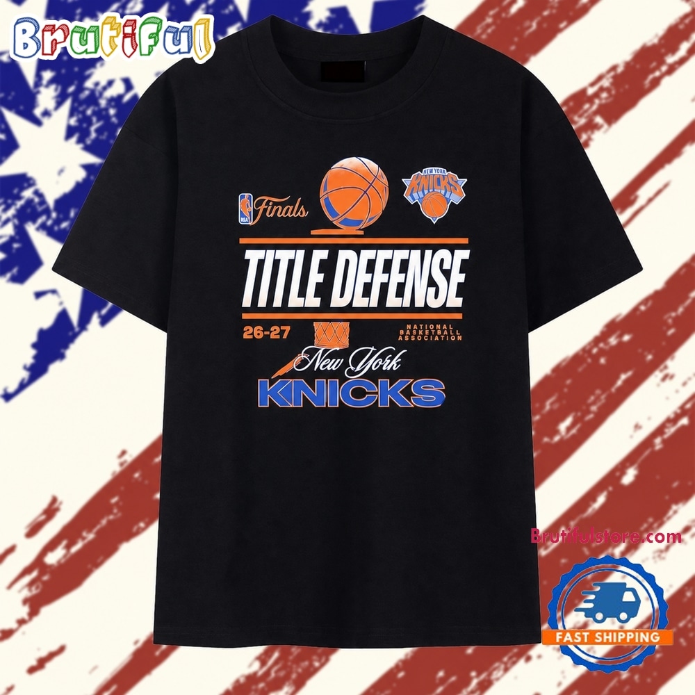 New York Knicks Title Defense 26 27 Nba Finals T Shirt