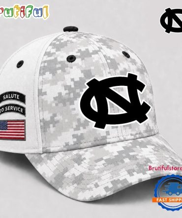 North Carolina Tar Heels 2026 Ncaa Veterans Salute To Service Camo Classic Cap