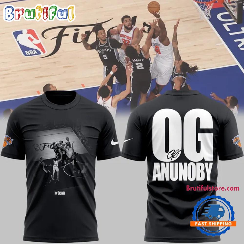 Og Anunoby New York Knicks Nba Final 2026 Signature 3D Shirt