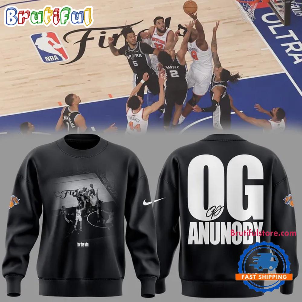 Og Anunoby New York Knicks Nba Final 2026 Signature Sweatshirt