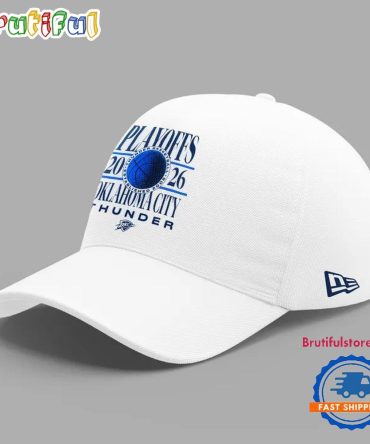Oklahoma City Thunder 2026 Playoffs Limited Edition White Cap