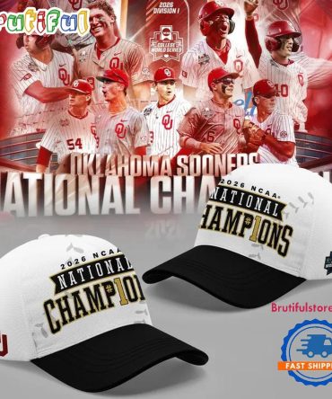 Oklahoma Sooners 2026 Ncaa Baseball Men'S College World Series Champions Cap