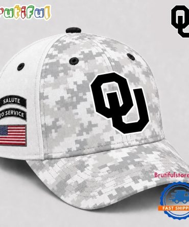 Oklahoma Sooners 2026 Ncaa Veterans Salute To Service Camo Classic Cap
