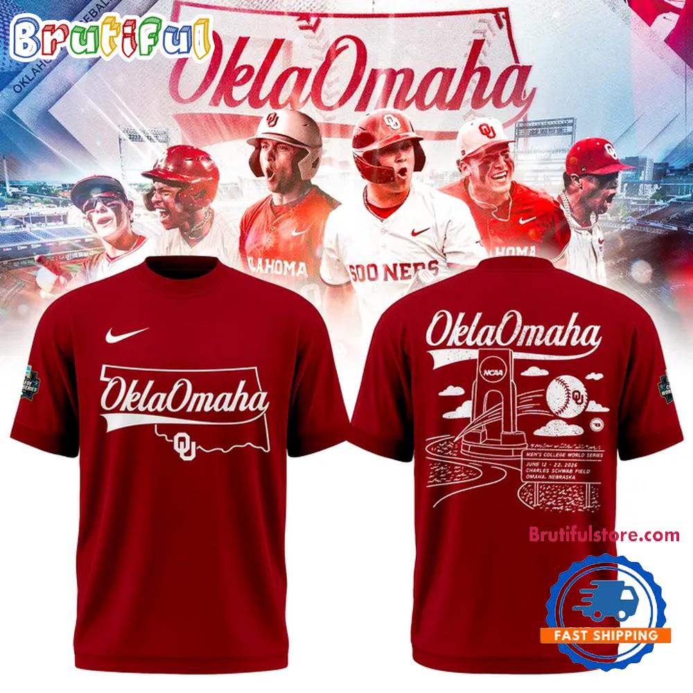 Oklahoma Sooners Baseball Oklaomaha 2026 T Shirt