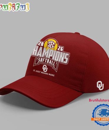 Oklahoma Sooners Softball Back-To-Back Sec Regular Season Champs 2026 Cap